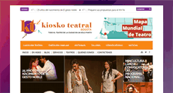 Desktop Screenshot of kioskoteatral.com